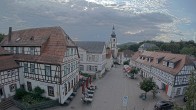 Archiv Foto Webcam Blick auf den Marktplatz von Gersfeld 17:00