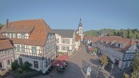 Archiv Foto Webcam Blick auf den Marktplatz von Gersfeld 07:00