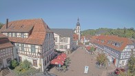 Archiv Foto Webcam Blick auf den Marktplatz von Gersfeld 09:00