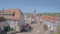 Archiv Foto Webcam Blick auf den Marktplatz von Gersfeld 11:00