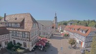 Archiv Foto Webcam Blick auf den Marktplatz von Gersfeld 13:00
