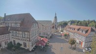 Archiv Foto Webcam Blick auf den Marktplatz von Gersfeld 15:00