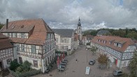 Archiv Foto Webcam Blick auf den Marktplatz von Gersfeld 09:00