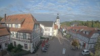 Archiv Foto Webcam Blick auf den Marktplatz von Gersfeld 07:00