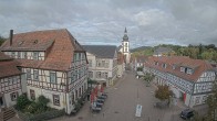 Archiv Foto Webcam Blick auf den Marktplatz von Gersfeld 08:00