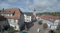 Archiv Foto Webcam Blick auf den Marktplatz von Gersfeld 10:00