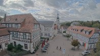 Archiv Foto Webcam Blick auf den Marktplatz von Gersfeld 15:00