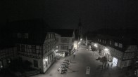 Archiv Foto Webcam Blick auf den Marktplatz von Gersfeld 05:00