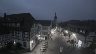 Archiv Foto Webcam Blick auf den Marktplatz von Gersfeld 06:00