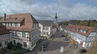 Archiv Foto Webcam Blick auf den Marktplatz von Gersfeld 11:00