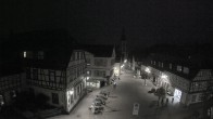 Archiv Foto Webcam Blick auf den Marktplatz von Gersfeld 05:00