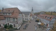 Archiv Foto Webcam Blick auf den Marktplatz von Gersfeld 11:00