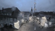 Archiv Foto Webcam Blick auf den Marktplatz von Gersfeld 05:00