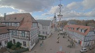 Archiv Foto Webcam Blick auf den Marktplatz von Gersfeld 13:00