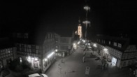 Archiv Foto Webcam Blick auf den Marktplatz von Gersfeld 19:00