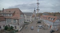 Archiv Foto Webcam Blick auf den Marktplatz von Gersfeld 11:00