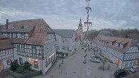 Archiv Foto Webcam Blick auf den Marktplatz von Gersfeld 15:00