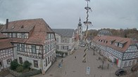 Archiv Foto Webcam Blick auf den Marktplatz von Gersfeld 11:00