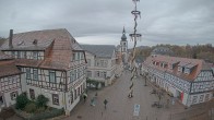 Archiv Foto Webcam Blick auf den Marktplatz von Gersfeld 13:00
