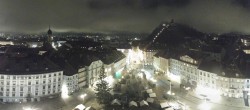 Archiv Foto Webcam Grazer Rathaus 23:00