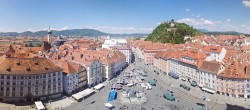 Archiv Foto Webcam Grazer Rathaus 11:00
