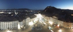 Archiv Foto Webcam Grazer Rathaus 03:00