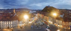 Archiv Foto Webcam Grazer Rathaus 19:00