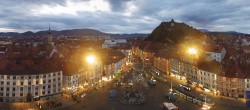 Archiv Foto Webcam Grazer Rathaus 19:00
