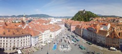 Archiv Foto Webcam Grazer Rathaus 09:00