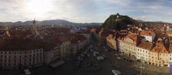 Archiv Foto Webcam Grazer Rathaus 17:00
