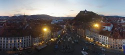 Archiv Foto Webcam Grazer Rathaus 19:00