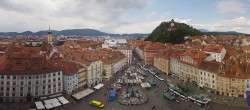Archiv Foto Webcam Grazer Rathaus 10:00