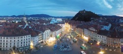 Archiv Foto Webcam Grazer Rathaus 03:00