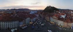 Archiv Foto Webcam Grazer Rathaus 19:00