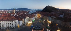 Archiv Foto Webcam Grazer Rathaus 03:00