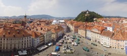 Archiv Foto Webcam Grazer Rathaus 13:00