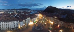 Archiv Foto Webcam Grazer Rathaus 03:00