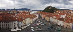 Archiv Foto Webcam Grazer Rathaus 13:00