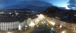 Archiv Foto Webcam Grazer Rathaus 03:00