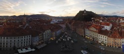 Archiv Foto Webcam Grazer Rathaus 19:00