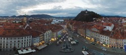 Archiv Foto Webcam Grazer Rathaus 19:00