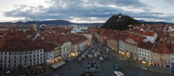 Archiv Foto Webcam Grazer Rathaus 19:00