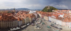 Archiv Foto Webcam Grazer Rathaus 13:00