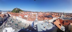 Archiv Foto Webcam Grazer Rathaus 13:00