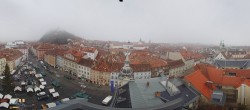 Archiv Foto Webcam Grazer Rathaus 08:00