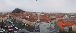 Archiv Foto Webcam Grazer Rathaus 08:00