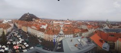 Archiv Foto Webcam Grazer Rathaus 12:00