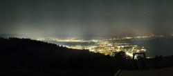 Archiv Foto Webcam Bregenz: Bergstation Pfänderbahn 01:00