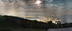 Archiv Foto Webcam Bregenz: Bergstation Pfänderbahn 01:00