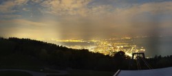 Archiv Foto Webcam Bregenz: Bergstation Pfänderbahn 03:00